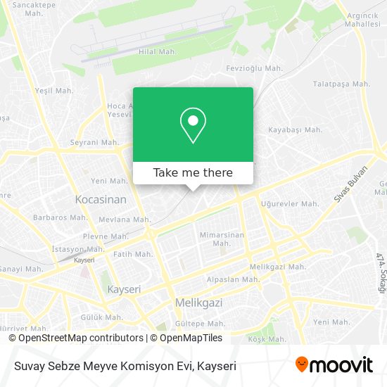 Suvay Sebze Meyve Komisyon Evi map