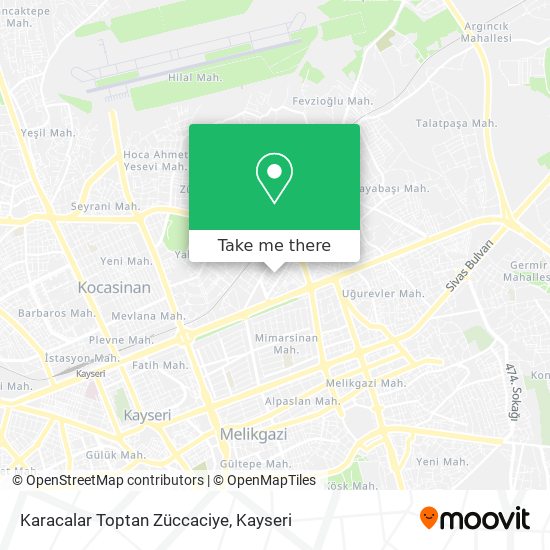 Karacalar Toptan Züccaciye map