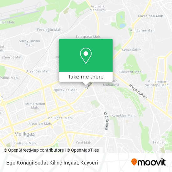 Ege Konaği Sedat Kilinç İnşaat map
