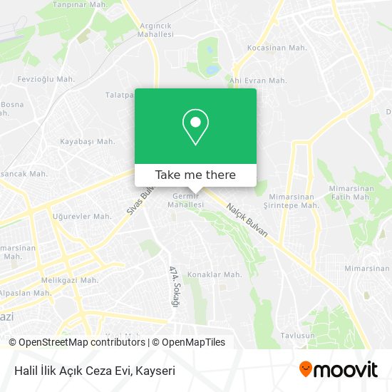 Halil İlik Açık Ceza Evi map