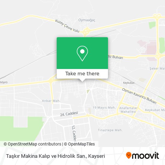 Taşkır Makina Kalıp ve Hidrolik San. map