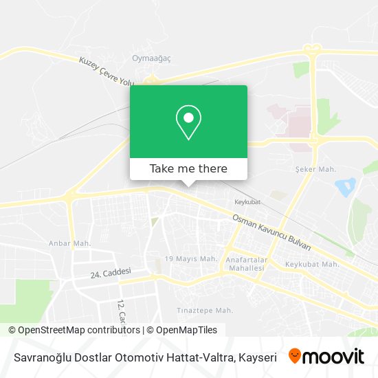 Savranoğlu Dostlar Otomotiv Hattat-Valtra map