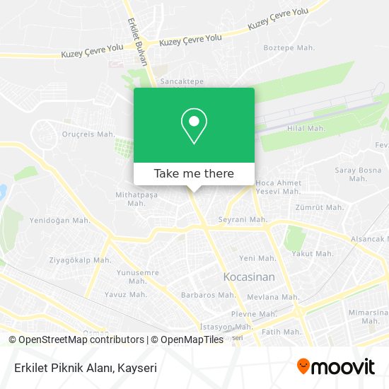Erkilet Piknik Alanı map