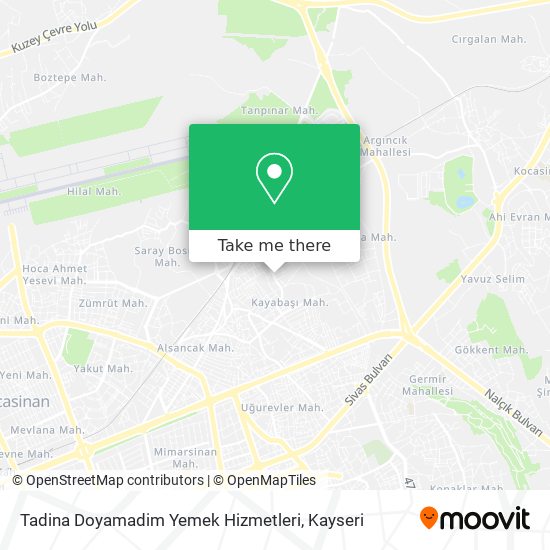 Tadina Doyamadim Yemek Hizmetleri map