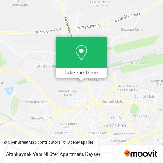 Altınkaynak Yapı Nilüfer Apartmanı map