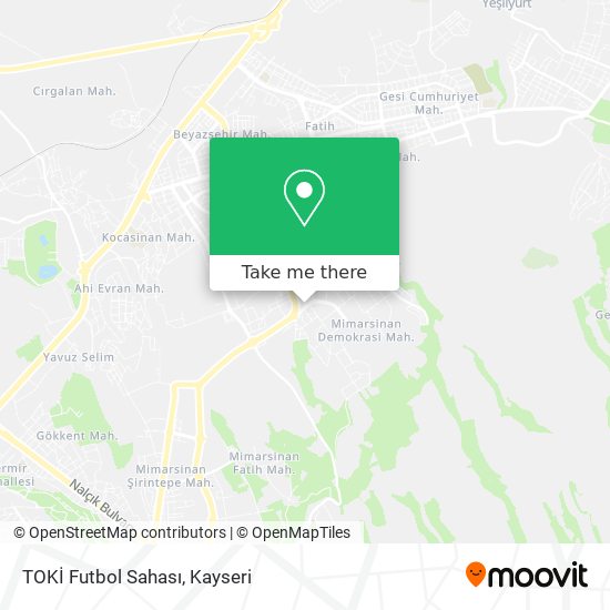 TOKİ Futbol Sahası map