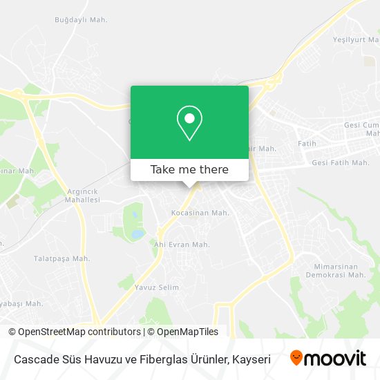 Cascade Süs Havuzu ve Fiberglas Ürünler map