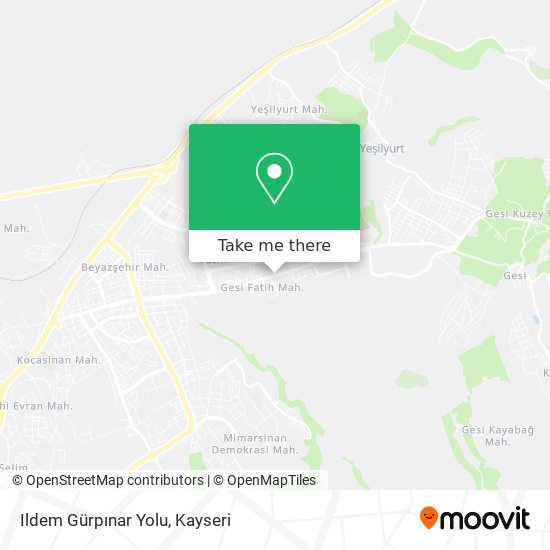 Ildem Gürpınar Yolu map