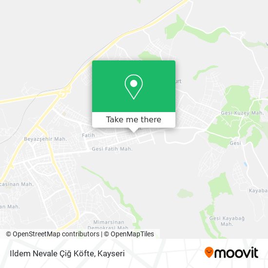 Ildem Nevale Çiğ Köfte map