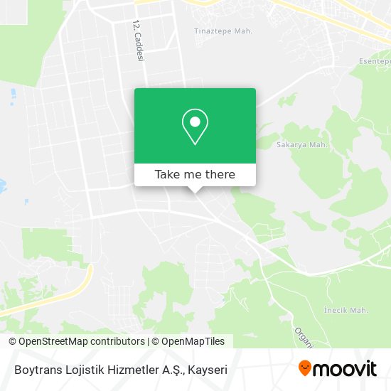 Boytrans Lojistik Hizmetler A.Ş. map