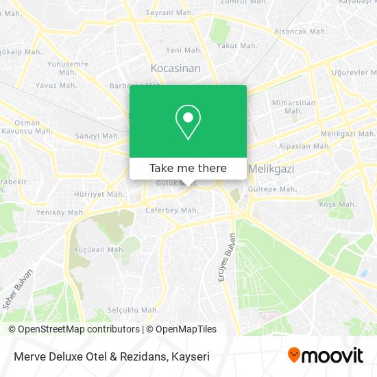 Merve Deluxe Otel & Rezidans map