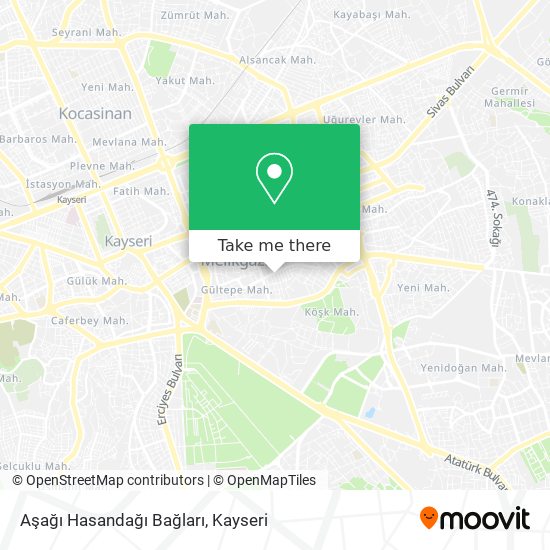 Aşağı Hasandağı Bağları map