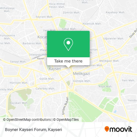 Boyner Kayseri Forum map