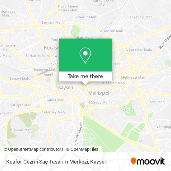 Kuaför Cezmi Saç Tasarım Merkezi map