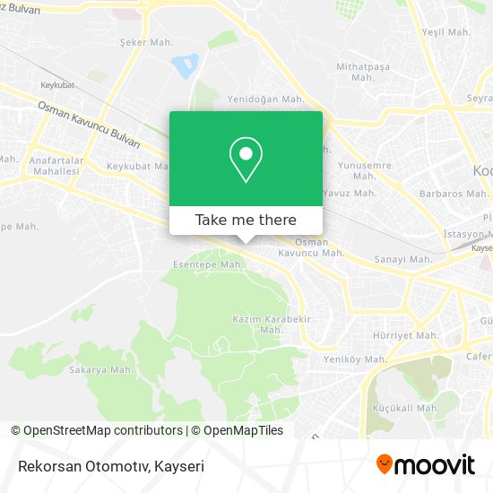 Rekorsan Otomotıv map