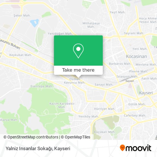 Yalniz Insanlar Sokağı map