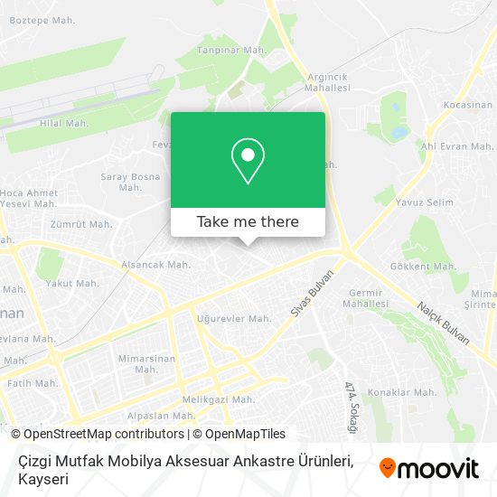 Çizgi Mutfak Mobilya Aksesuar Ankastre Ürünleri map