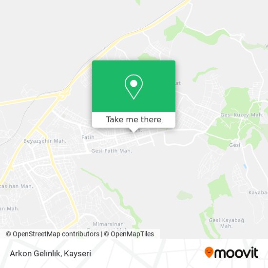 Arkon Gelınlık map