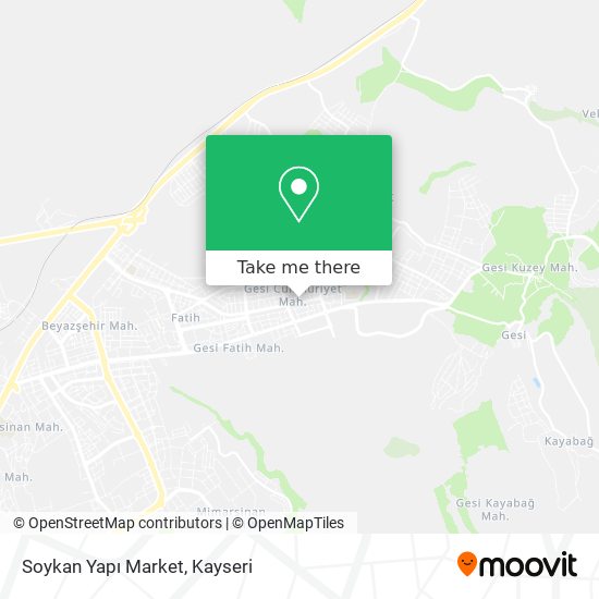 Soykan Yapı Market map