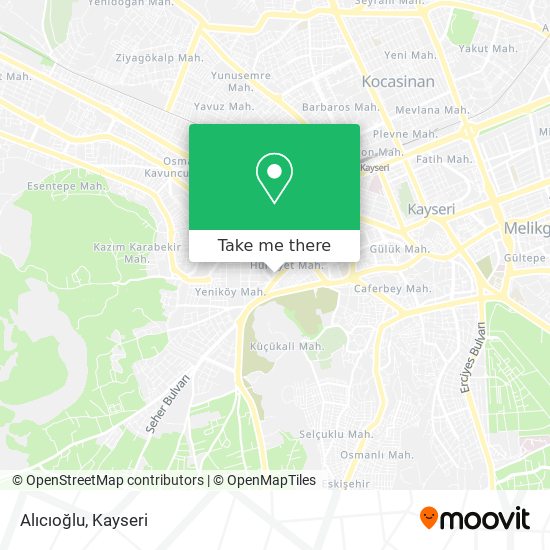 Alıcıoğlu map