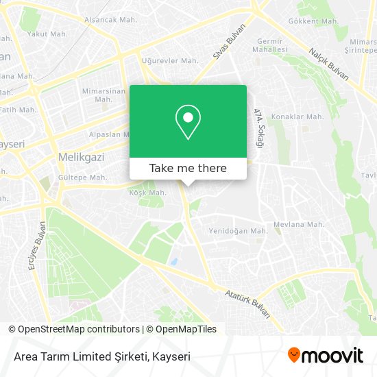 Area Tarım Limited Şirketi map