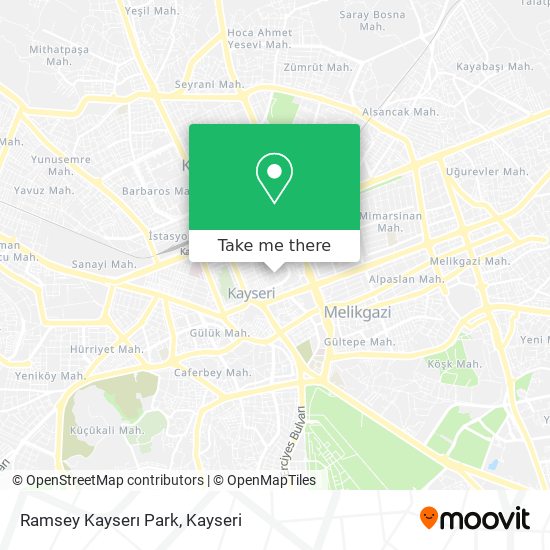 Ramsey Kayserı Park map