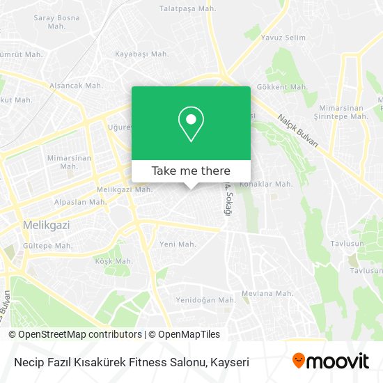 Necip Fazıl Kısakürek Fitness Salonu map