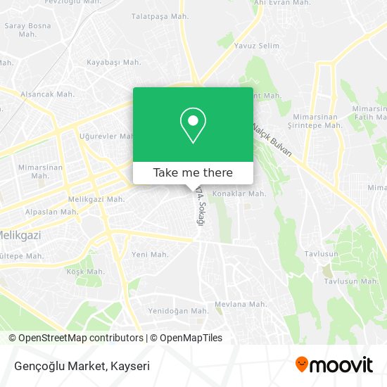 Gençoğlu Market map
