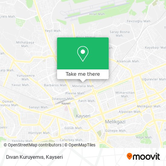 Dıvan Kuruyemıs map