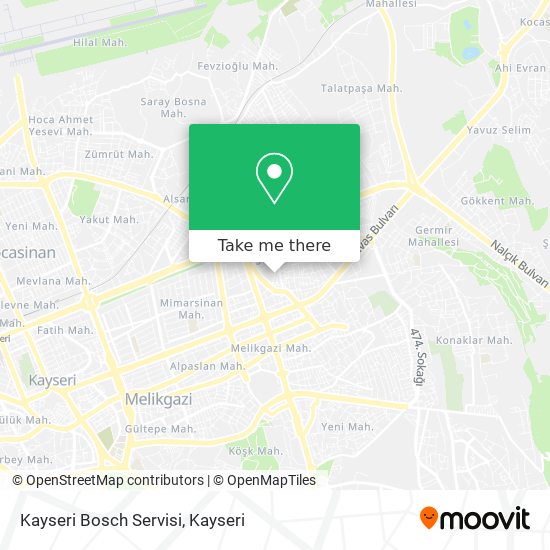 Kayseri Bosch Servisi map