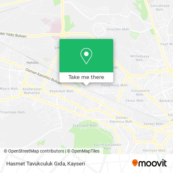 Hasmet Tavukculuk Gıda map