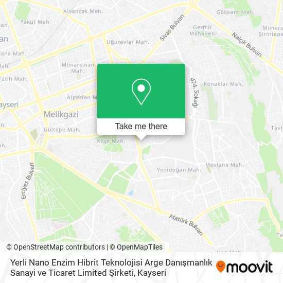 Yerli Nano Enzim Hibrit Teknolojisi Arge Danışmanlık Sanayi ve Ticaret Limited Şirketi map