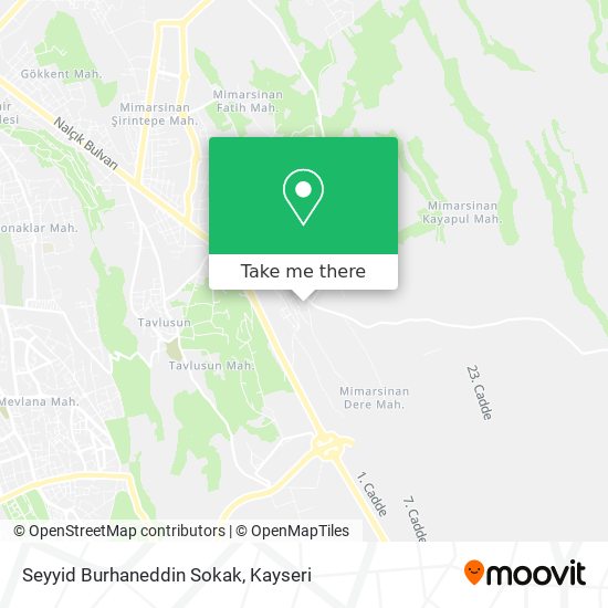 Seyyid Burhaneddin Sokak map