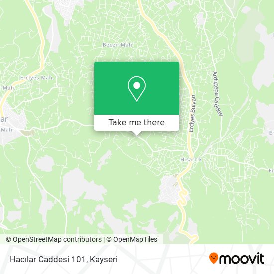 Hacılar Caddesi 101 map