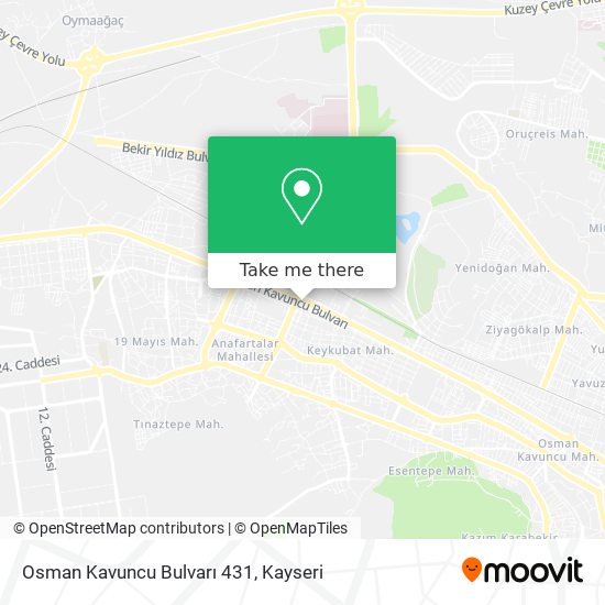 Osman Kavuncu Bulvarı 431 map