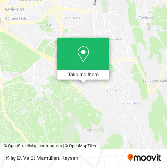 Kılıç Et Ve Et Mamülleri map