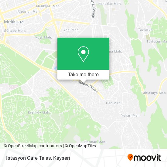 Istasyon Cafe Talas map