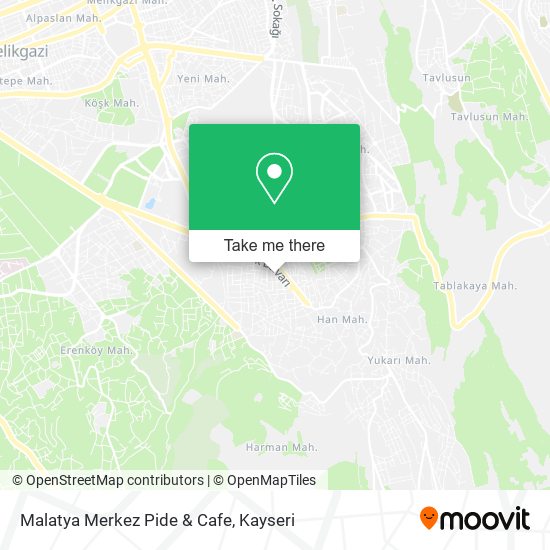 Malatya Merkez Pide & Cafe map