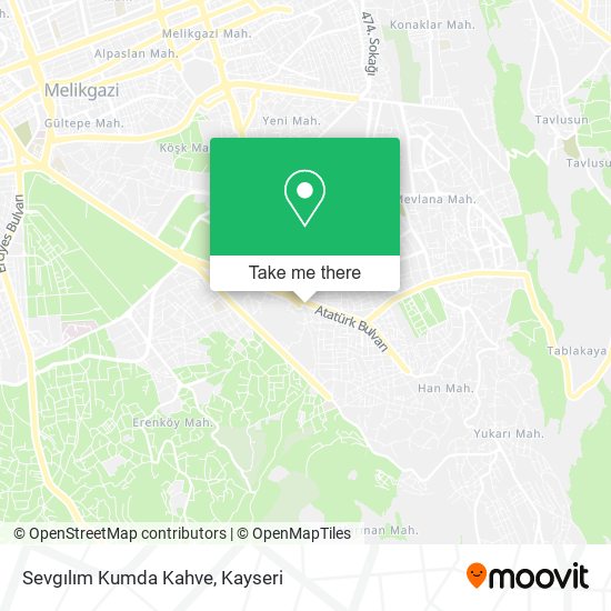 Sevgılım Kumda Kahve map