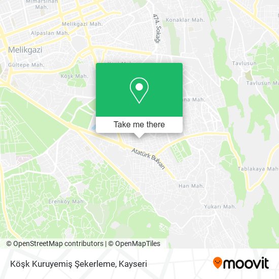 Köşk Kuruyemiş Şekerleme map