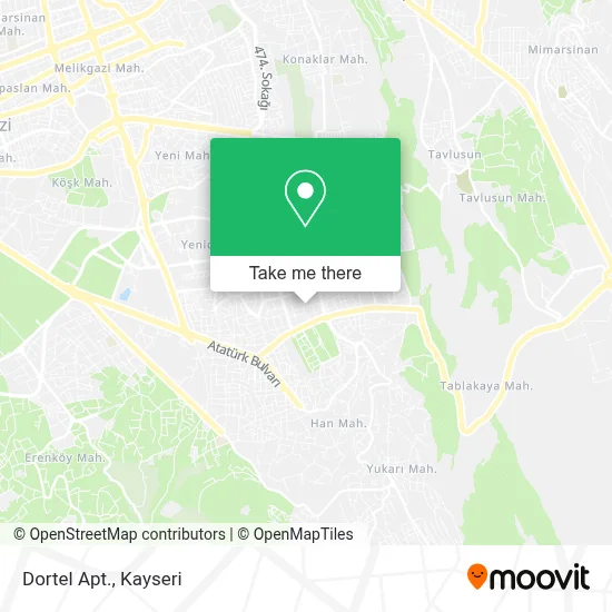 Dortel Apt. map