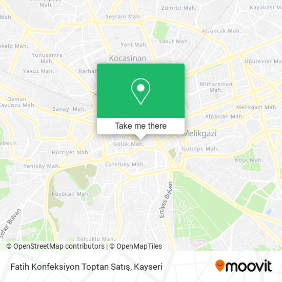 Fatih Konfeksiyon Toptan Satış map