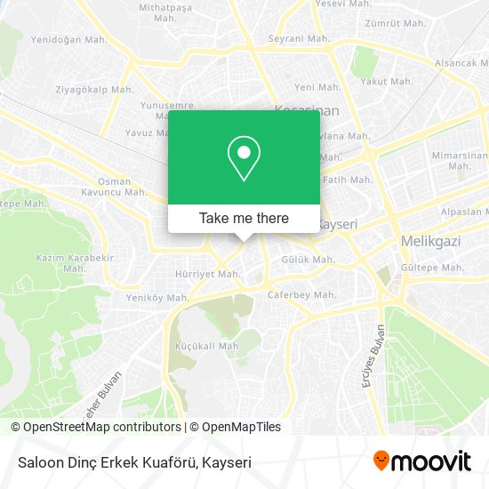 Saloon Dinç Erkek Kuaförü map