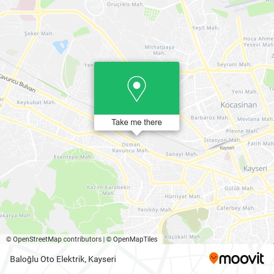 Baloğlu Oto Elektrik map