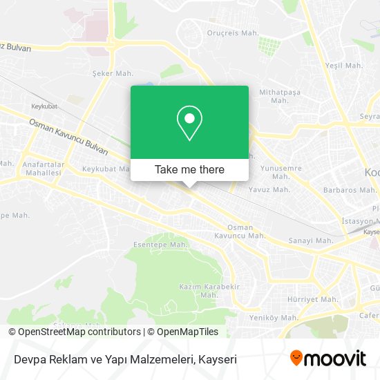 Devpa Reklam ve Yapı Malzemeleri map