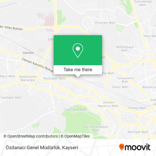 Özdanacı Genel Müdürlük map