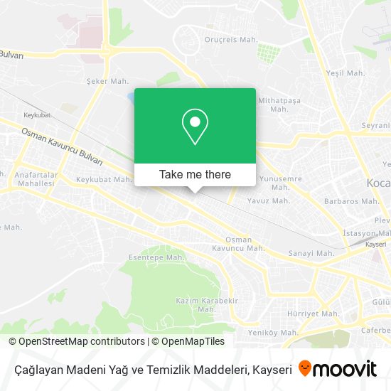 Çağlayan Madeni Yağ ve Temizlik Maddeleri map