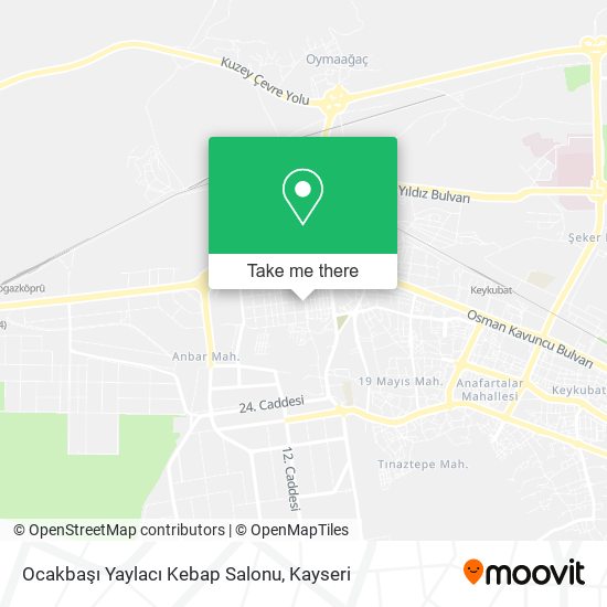 Ocakbaşı Yaylacı Kebap Salonu map