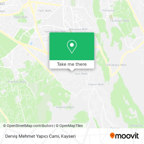 Derviş Mehmet Yapıcı Cami map