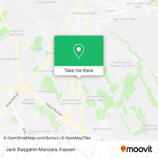 Jack Başganın Manzara map